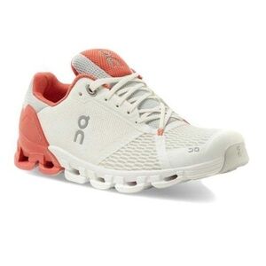 On Running Women's Athletic Shoes in White and Coral